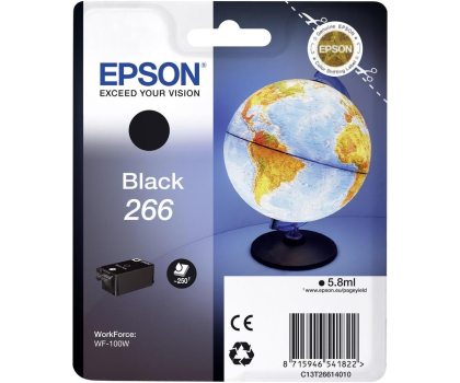 Tusz EPSON 266 black 250str. C13T26614010